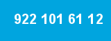 922 101 61 12
